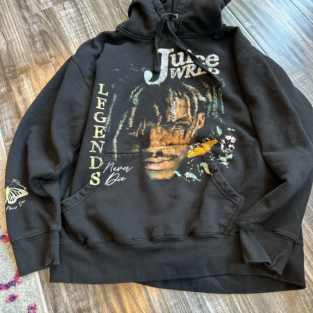 Juice WRLD Legends Never Die Black Hoodie